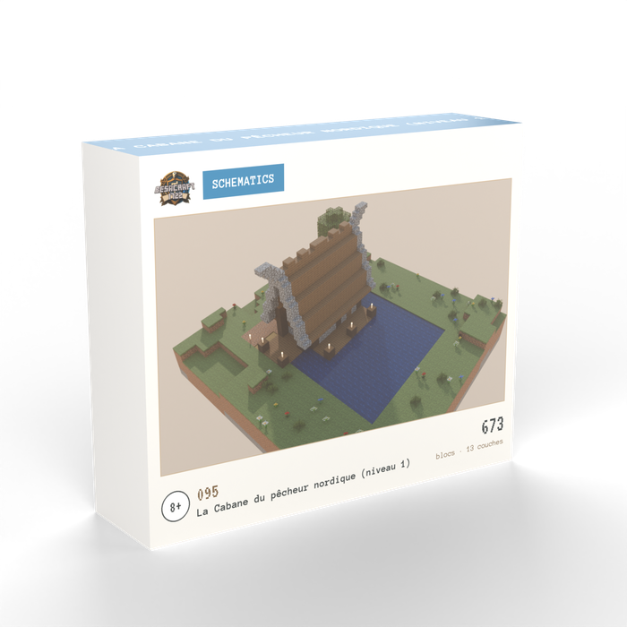 Boîte du build N°095, La Cabane du pêcheur nordique (niveau 1)